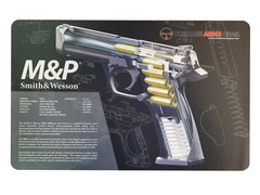 Ultimate Arms Gear Color Firearm Work/Cleaning Mat Compatible w/ S&W M&P Pistols