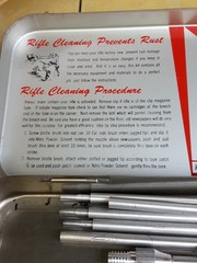 Vintage Outers Rifle Cleaning Kit #477 .22 Cal Original Packaging Red Metal Box
