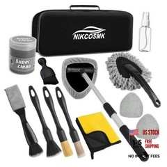 Windshield Cleaner Tool, 14Pcs Car Cleaning Kit – Car Interior Detailing Kit