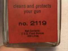 J. C. HIGGINS Nitro Powder Solvent Vintage Empty Bottle