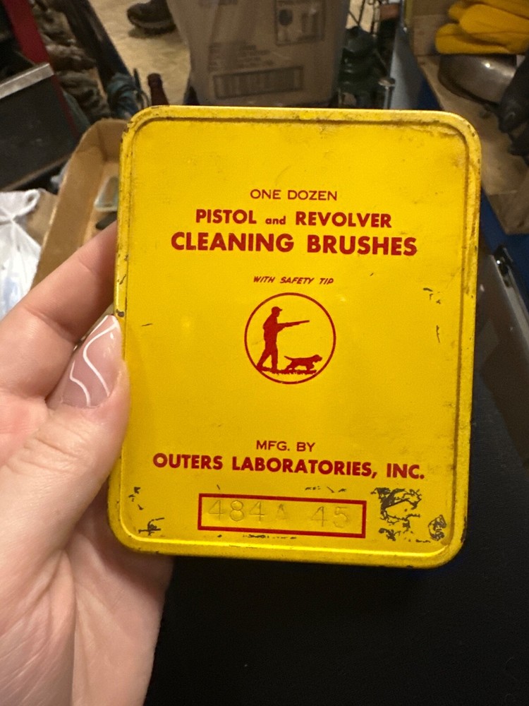 one dozen pistol and revolver cleaning brushes outers laboratories inc 484A 45
