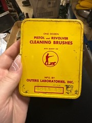 one dozen pistol and revolver cleaning brushes outers laboratories inc 484A 45