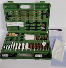 Gloryfire Universal Gun Cleaning Kit Hunting Rifle Handgun in Hard Plastic Case