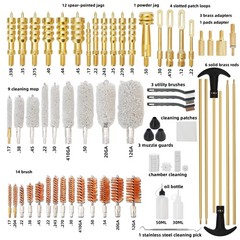 Upgrade Brass Universal Cleaning Kit for Rifles, Pistols,Handguns, Shotguns, …