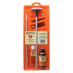 Hoppes Shot-gun Cleaning Kit 12 Gauge Rod Patches Bore Cleaner Oil Clam Pack Pro