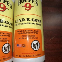 2-PACK Hoppes Lead B Gone Skin Cleaning Wipes, 40-count EXP 7/2027 NEW/SEALED