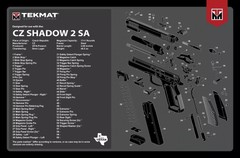 TekMat CZ Shadow 2 SA Cleaning Mat Diagram 11″ x 17″ – TEKR17CZSHDW2