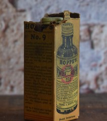 Vintage Hoppes Trade Nitro Powder Solvent No 9 Bottle in Original Box