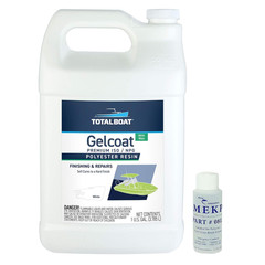 Marine Gelcoat for Boat Building, Repair and Composite Coatings (White, Gallon w