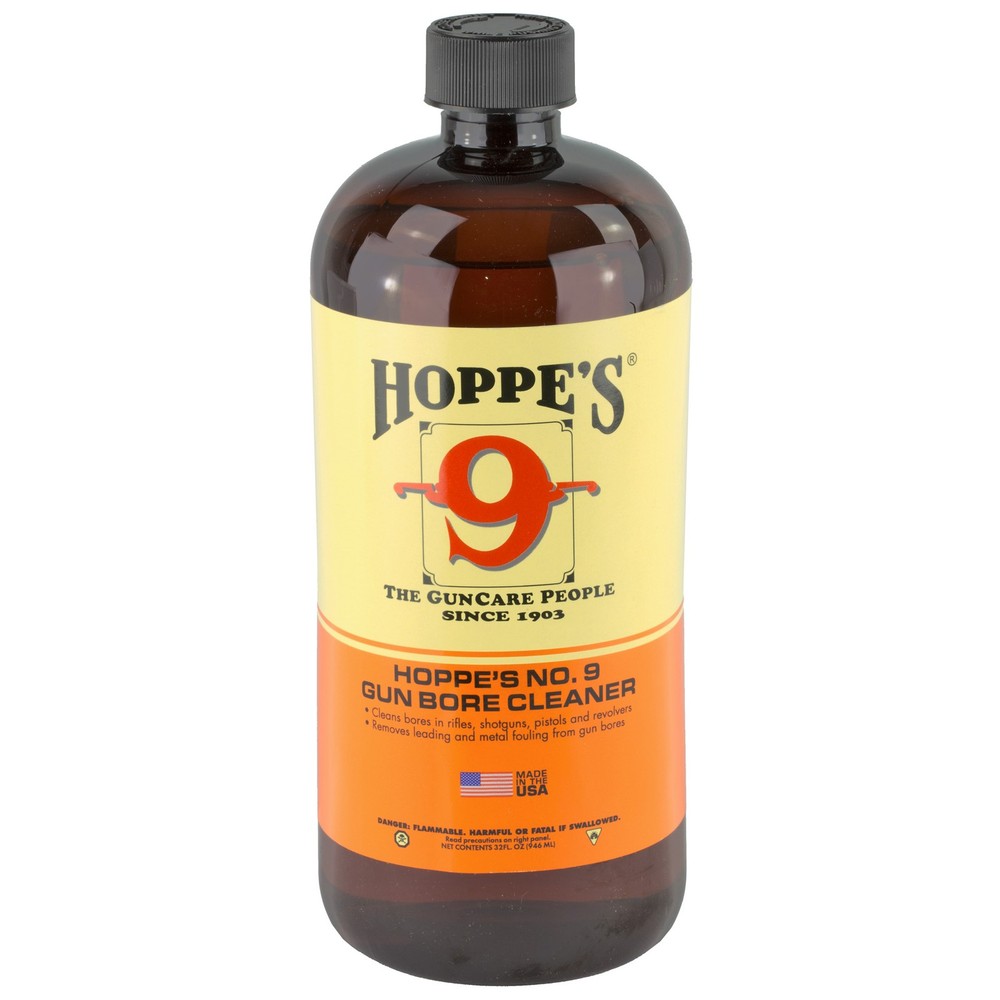 Hoppe’s 932 No. 9 Bore Cleaner Removes Carbon Powder & Lead Fouling Child Proof