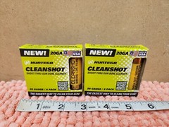 Huntego Cleanshot Shoot Thru Gun Bore Cleaner 20 Gauge 2.75″ 4 Pack Lot Of 2 NEW