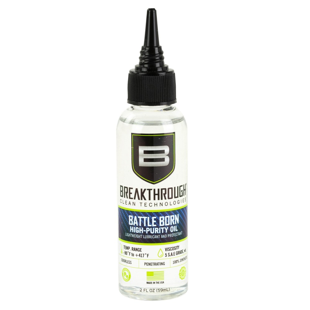 Breakthrough Clean BTO2OZ Battle Born High-Purity Oil 2 oz Squeeze Bottle