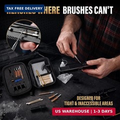 GLORYFIRE Universal Gun Cleaning Kit Fits .22 .357/9mm .38 .40 .45 Cal Handguns