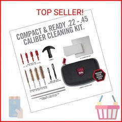 Real Avid Handgun Cleaning Kit – All-In-One 13 Piece Pistol Cleaning Kit with Cl