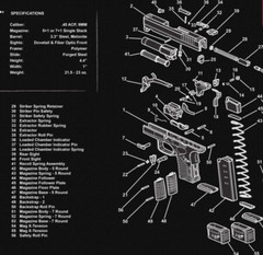 TekMat Handgun Cleaning Mat Springfield Armory XDs 11×17″ Bench Mat