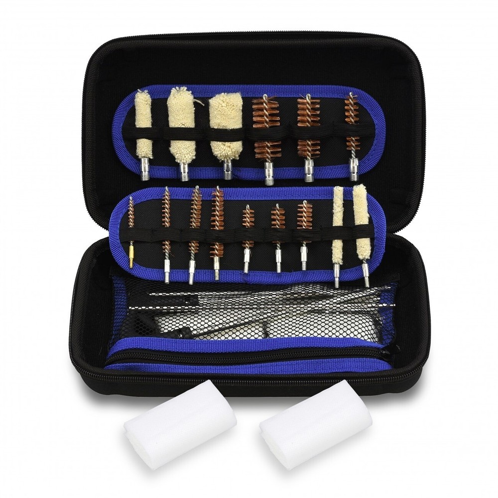 103pcs Gun Cleaning Kit 9mm Universal 38 22 Rifle Pistol Shotgun Handgun Firearm