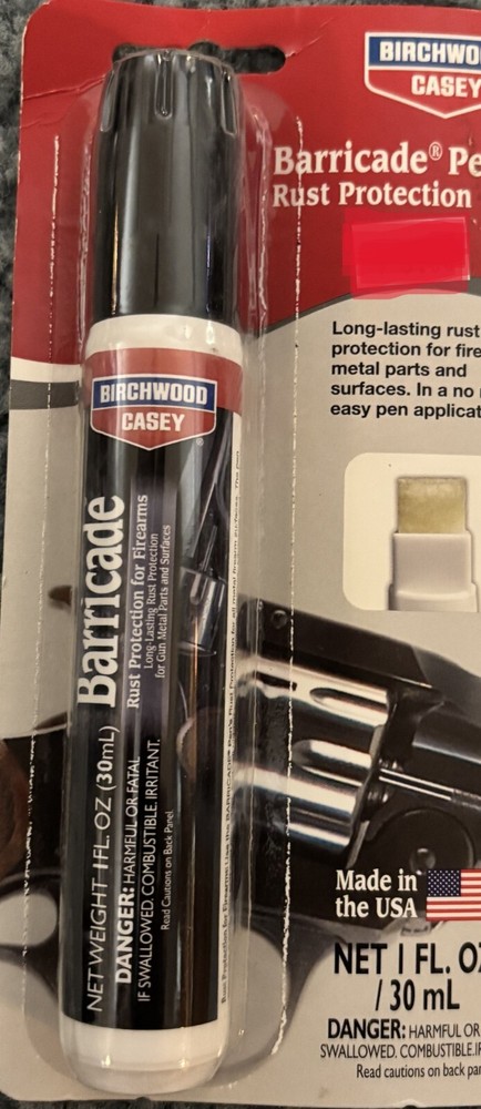 BIRCHWOOD CASEY BARRICADE PEN RUST PROTECTION FOR FIREARMS