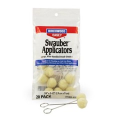 Birchwood Casey Swauber Applicator Large Wire-Handled Swab-Daubers 20 Pack 41110