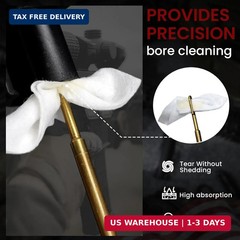 3” Gun Cleaning Patches More Cotton Contain, Highly Absorbent Gun Patches for .