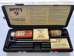 Hoppe’s Pistol Cleaning Kit 9mm & Storage Box Never Used Opened Box