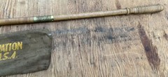 Vintage Gun Rifle Shotgun Wood Brass Cleaning Rod Barrel for Parts + Carring Bag