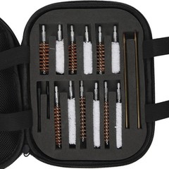 43PCS Pro Gun Cleaning Kit with Brushes Rods Universal for Pistol Rifle Shotgun