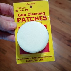 Outers Gunslick 38 45 410 Cal Rifle Pistol Gun Cleaning Patches Original Package