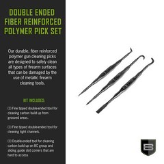 Gun Cleaning Kit Fiber Reinforced Polymer Picks Carbon Removal Tool Set