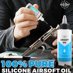 Airsoft Oil 2 & 1oz Needle Oiler 100% Silicone Air Gun Oil Multi-Purpose Airsoft