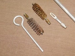 VINTAGE MARBLE METAL BOX GUN CLEANING RIFLE KIT