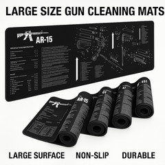 🔥 AR-15 Gun Cleaning Mat – Large 36” Premium Tactical Workbench Pad-Waterproof-