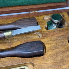 Vintage Lightwood Field Sports Shotgun Cleaning Materials Kit England
