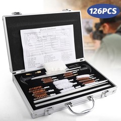 126pc Pro Universal Gun Cleaning Kit for Pistol Rifle Shotgun Firearm Cleaner US