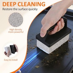 Griddle Cleaning Kit for Blackstone,15 Pieces Flat Top Grill Cleaning Kit with