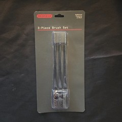 3pc – 7″ Double Ended REDFIELD Gun Cleaning Brush Set-Stain/Steel, Brass & Nylon