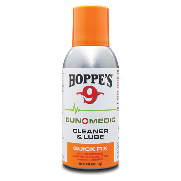 Hoppe’s GUN+MEDIC CLEANER & LUBE SPRAY QUICK FIX LUBRICANT Cleanses & Lubricates