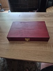 Gunmaster 35pc Deluxe Universal Gun Cleaning Kit in Wood Case