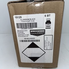 (6) Birchwood Casey Aluminum Black Metal Finish Touch-Up 3 oz-15125 Sealed