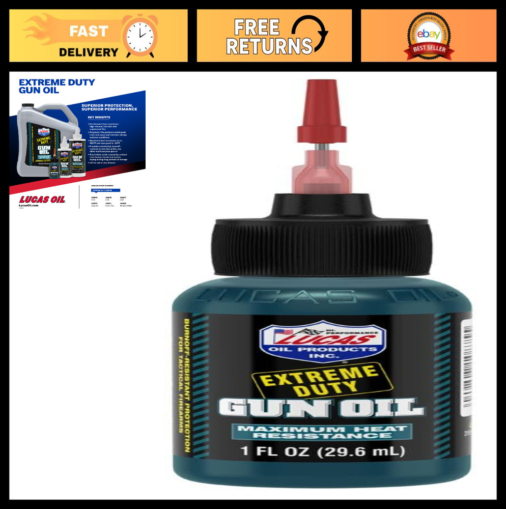 Extreme Duty Gun Oil – 1 oz (Pack of 20) | High-Performance Lubricant for Firear
