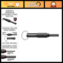 Glock Accessories Kit – 2-in-1 Tool, 4-in-1 Tool & Pro Pack with Gun Mat & Clean