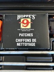 HOPPE’S 9 GUN CLEANING KIT 2007 Black Case 3 Rods Patches Solutions 3 Tips