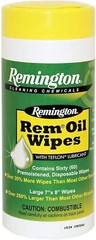 Remington 18384 Rem Oil Pre-Moistened Wipes 60 Count Cleans Lubricates Protects