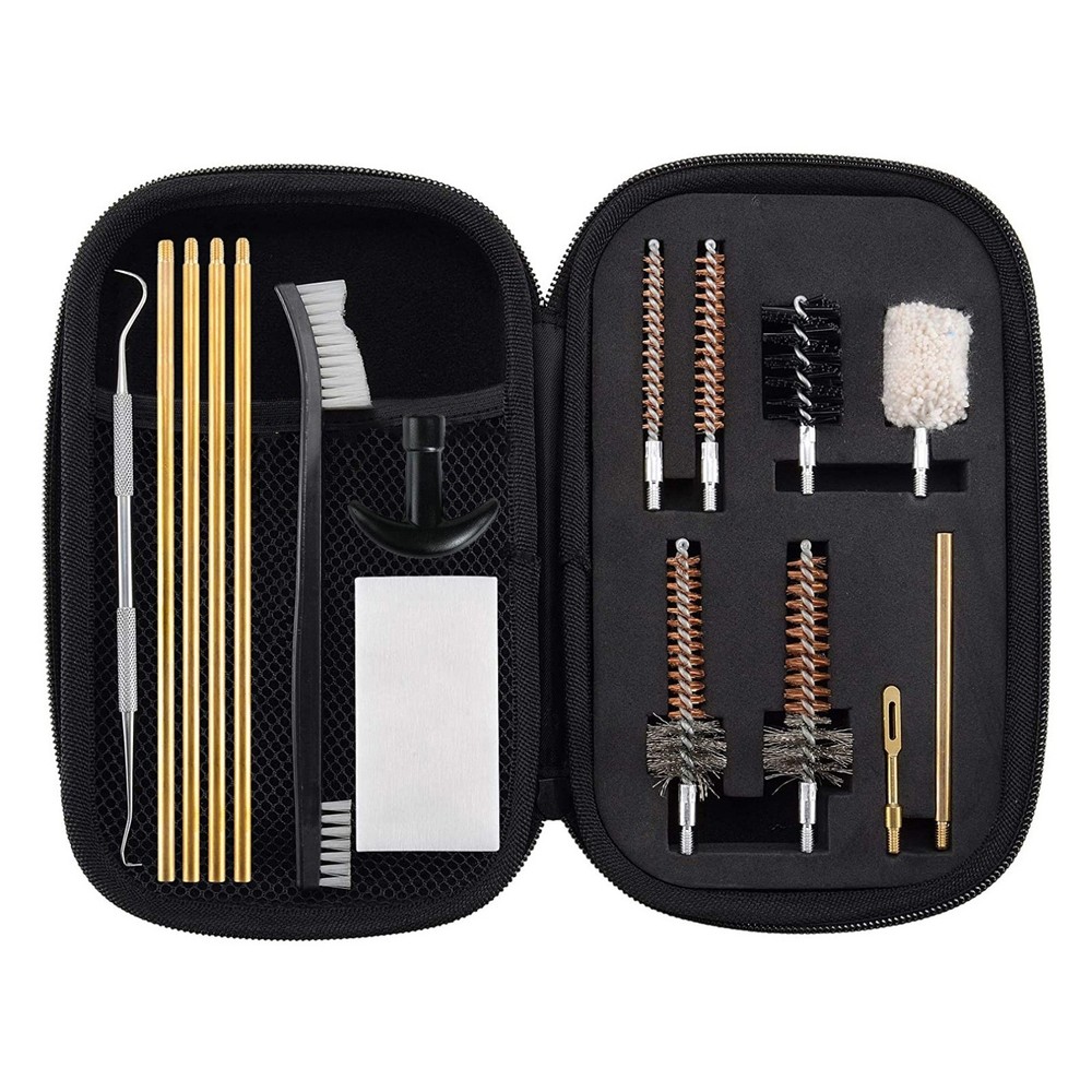 Gun Cleaning Kit Brush Set Pistol Rifle Air Gun Maintenance Tool with Case