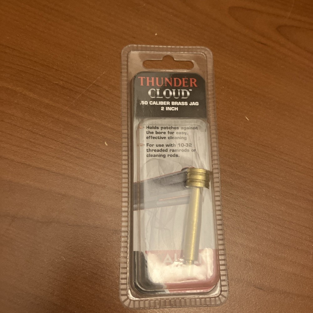 NEW .50 CALIBER Brass Jag 2 inch (to clean muzzle loader)ThunderCloud by Allen