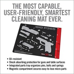 Real Avid Gun Mat for Sig Sauer P365 & P365XL w/ Magnetic Parts Tray AVSIGP365SM