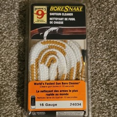 Hoppe’s Nylon BoreSnake 16 Gauge Shotgun Deep Cleaning World’s Quickest Shine