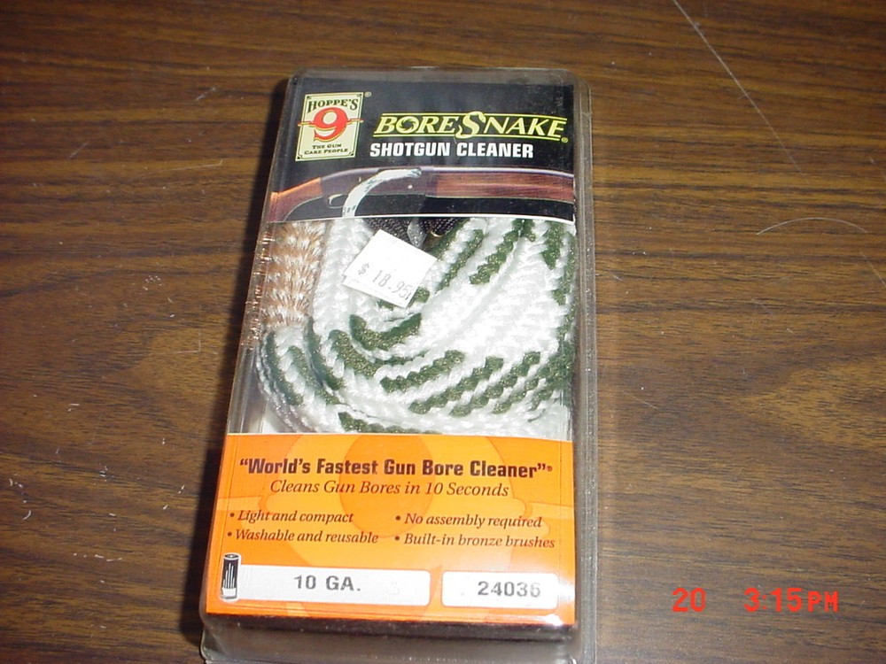 Hoppe’s BoreSnake Bore Cleaner Shotgun Length 10 Gauge 24036