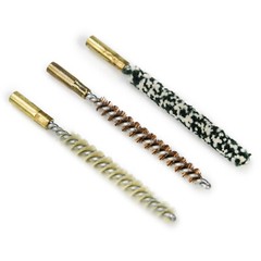 3pcs Rifle .22Cal 8mm 9.3mm Cal. Cleaning Kit Cleaner Brush internal thread 5-40