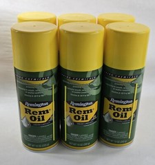 Lot Of 6 Remington Rem Oil 2x Spray Aerosol Gun Cleaning Lubricant 10 Oz 24027
