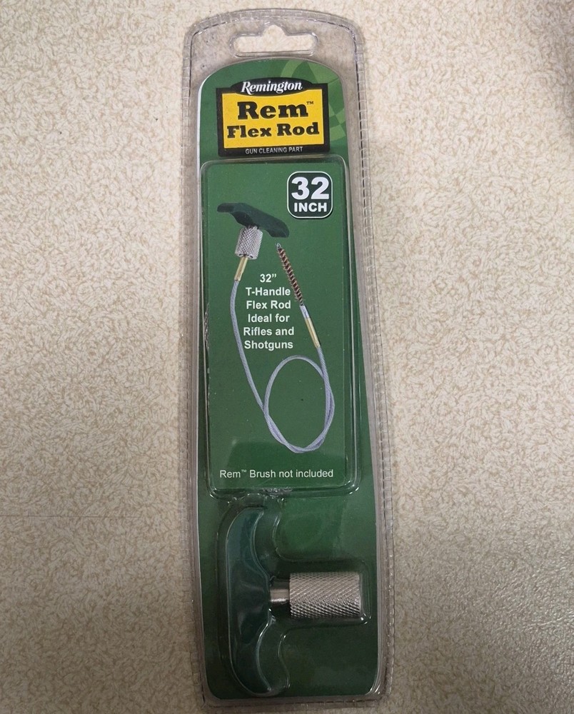 Remington Flex Rod 32 in T-Handle Gun Cleaning Rod Ergonomic Gray
